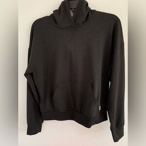 Vuori Halo Modern Hoodie Sweatshirt in Black Heather Size XS